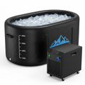 Cold Plunge Tub Designed for Athletes, 248 Gallon Capacity, 1 HP Chiller, WiFi Control, Water Treatment