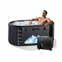 Cold Plunge Tub Designed for Athletes, 248 Gallon Capacity, 1 HP Chiller, WiFi Control, Water Treatment