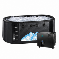 Cold Plunge Tub Designed for Athletes, 248 Gallon Capacity, 1 HP Chiller, WiFi Control, Water Treatment