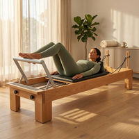 Pilates Reformer Built for Home Studios, Compact Design, Adjustable Resistance, Group Ready — Lifestyle