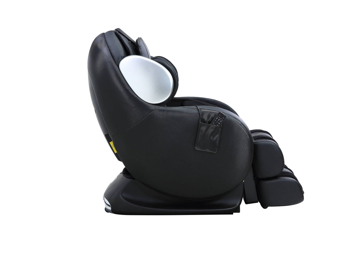 Pacari Synthetic Power 2D Massage Chair with Faux Leather - Black or Dark Brown